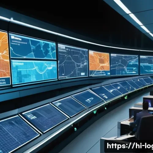 물류관리사와 글로벌 트렌드 - **Image Prompt 1: The Agile Global Supply Chain**
    "A visually dynamic and modern shot depicting ...